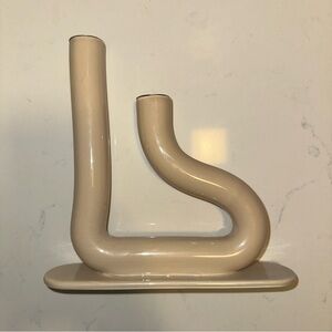 Modern Beige Candle Holder
